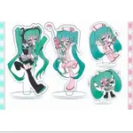 初音未來MIKU10CM立牌亞克力桌面擺件送閨蜜生日禮物紀念日禮物