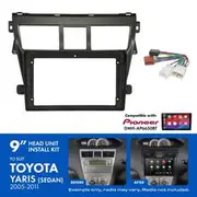 Aerpro 9" Multimedia Receiver Head Unit Kit to suit Toyota Yaris Sedan - AKTO15