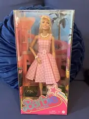 Barbie The Movie Margot Robbie as Barbie in Pink Gingham Dress Collector Doll