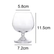 2Pcs Set Red Wine Glass Transparent Grape Cup Champagne Vodka Cups Cognac Mug Dr