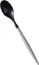 ARAS Small Spoon, for Children to Impress Your Lips for Children, Dishwasher-Safe, Long-Lasting, Does Not Disturb The Taste, Plastic, Tritan Stylish, White, Kids' Spoon, Easy to Eat, Lightweight,