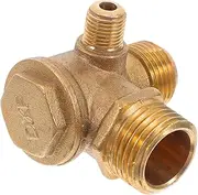 GANAZONO Air Compressor Valve Gas Air Compressor Air Compressor Accessories Kit High Pressure Compressor Pressure Valve Compressor Check Valve Joint Tools Air Fittings Golden Copper