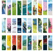 30pcs/set Flowers Birds Plants Paper Bookmarks Paper Page Notes Label Message Card School Supplies Stationery Students Gift