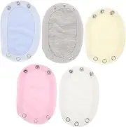 [OFFIGAM] 10Pcs Bodysuit Extender Soft Snap Lengtheners for Growing Boy Girl Jumpsuit Extenders for Boys and Breathable Romper Accessories