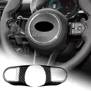 REAL HARD Carbon Fiber Steering Wheel Button Cover For Mini F55 F56 F60 22-2023 (for: Mini)
