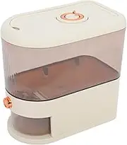 TOPPERFUN Bean Dispenser Container Airtight Flour Rice Holder Dispenser Box Easy to Clean Modern Design