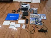 /WOW BIG PSVR BUNDLE SONY PLAYSTATION PSVR CUH-ZVR1. 5 Games
