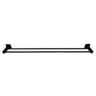 Barelli Piazza 900mm Matte Black Double Towel Rail Bathroom Racks Accessories