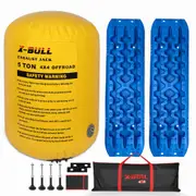 X-BULL Exhaust Jack With Recovery tracks Boards Gen3.0 Air Jack Rescue Kit Blue
