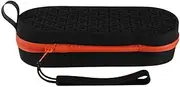 Swimming Goggle Storage Case-Silicone Material, Swimming Goggles Protective Case with Drain Hole, Portable Zipper Eyeglasses Case,Ideal for Sunglasses Eyeglass Goggles (Black)