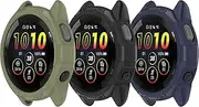 6-Pack Screen Protector Case Compatible with Garmin Forerunner 265S, Full Coverage Soft Hollow TPU Case Protective Screen Cover Bumper Frame for Garmin Forerunner 265S Smartwatch (3pack-B)