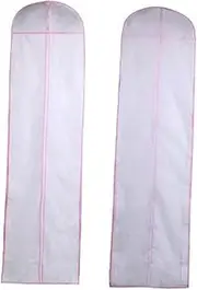 IMIKEYA 1pc Non Woven Fabric Garment Cover Bag for Wedding Dresses Dustproof Storage Long Keeps Clothes Clean and Breathable for Family Use