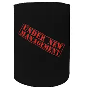 Alcohol Stubby Holder - Under New Managment Married - Funny Novelty Birthday Gift Joke Beer Can Bottle