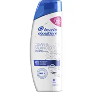 Head & Shoulders Clean & Balanced Anti Dandruff Shampoo for Clean Scalp 200mL