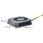 2Pcs Cooling Blower Fan All Metal 3D Printer Accessories For ENDER3/Ender3 P Jff
