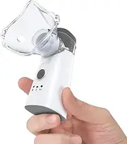 Inhalation Device Nebuliser, Portable Inhaler for Adults and Children, USB-C Rechargeable Inhaler with Masks and Mouthpiece, 2H Long Running Time for Home and Travel Use