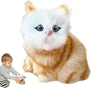 Cat Robot Toy for Kids - Remote Control Cat, Realistic Robotic | Convenient Robot Kitty Toy, Funny Interactive, Creative Robotic Barking Meow Kitten for Boys, Girls