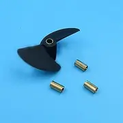 QONXIX 20pcs 4.76mm-4mm Propeller Aperture Converter Shafting Conversion Copper Sleeve Ring Paddle Hole Converted for RC Model Boat RC Boat Propellers