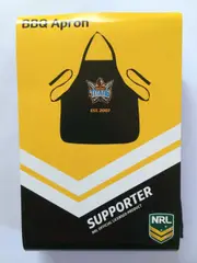 Gold Coast Titans NRL Team Logo BBQ Apron