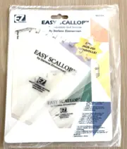 EASY SCALLOP ADJUSTABLE QUILT TEMPLATE BY DARLENE ZIMMERMAN NIP JILL 29