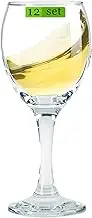 Small Wine Glasses Cordial Glasses With Stem | Limoncello Glasses Set of 12 | Port Wine Glasses 3 oz | 90 ml
