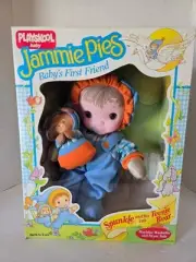 VIntage Playskool Baby JAMMIE PIES SPUNKLE DOLL Pajamas Boy Plush 1986 NEW Rare!