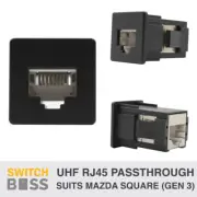 UHF RJ45 PASSTHOUGH Socket Suit MAZDA Square BT50 3rd GEN Gear Console TF Model (for: Mazda)