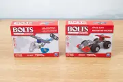 Meccano Bolts Race Car and Helicopter