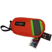 Neon Fanny Pack Climbing Co Hip Sack Small Orange Gray Green Adjustable Bag 8x5"