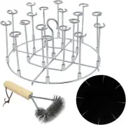 8.4"X4" Air Fryer Rack Skewer Stand Compatible with Pressure Cooker Accessories