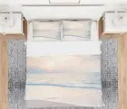 3D Blue Ocean Beach 2320NA Bed Pillowcases Quilt Cover Duvet Assaf Frank Fay