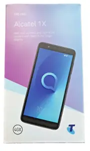 TELSTRA Alcatel 1X (4G/4GX, 16GB, 8MP) Dark Grey AU Stock Sealed CHEAP ANDRIO