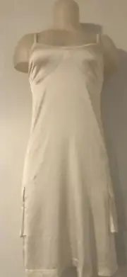 KristenseN du nord Slip On Dress Size 2 White Silk New With Tag