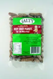 DEEP FRIED PEANUTS - Salty / 10oz Bag / A Little Nuts