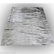 50 Pack Emergency Survival Safety Mylar Solar Blanket Wrap Thermal Escape Tarp
