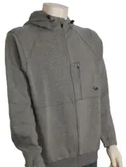 RVCA Tech Fleece Zip-Up Hoody - Athletic Heather - New