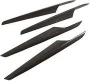 Carbon Fiber Style Car Door Window Panel Cover Sticker Trim Compatible for BMW X1 E84 2011 2012 2013 2014 2015