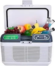Portable Mini Fridge, Compact Car Refrigerator 12L DC 12V/24V Portable Car Refrigerator No Compressor Mini Auto Fridge Truck Home Freezer Travel Dual-core Cooler Box Portable Car Fridge for Travel and