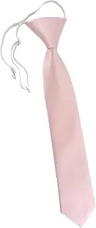 [TigerTie] Children's tie in plain - tie pre-tied with elastic band
