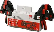 BESSEY EZM-EZL-SET, 2x EZM15-6 and 2x EZL30-8, one-handed operation without effort, ergonomically shaped handle, weight 2 kg