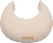 Butterr Natural Breastfeeding Pillow, Nursing and Posture Support, Plant Based Cushion with Organic Cotton Removable Cover (Natural)