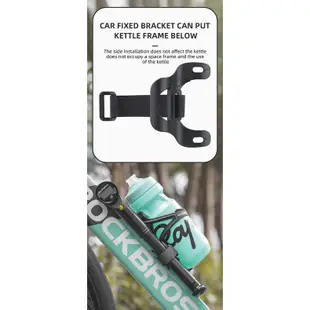 Rockbros自行車打氣筒高壓電動可見二衝程打氣筒便攜式鋁合金320psi山地公路自行車av/fv自行車輪胎打氣筒配件