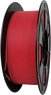 1.75mm PLA Filament Matte Finish,Matte Scarlet Red PLA Filament, Matte PLA Filament 1kg, for 50-400mm/s High Speed 3D Printer, Premium Matte Finish 3D Printer Filament