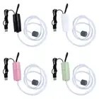 Mini Aquarium Air Pump USB Fish Tank Silent Air Compressor Aerator for Fish Tank