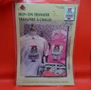 Vtg Plaid Iron On Transfer Sweet Abigail 57344 Doll New Sealed Msg Me 4 Bundle!