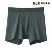 在飛比找momo購物網優惠-【MUJI 無印良品】男柔滑前開拳擊內褲(共8色)