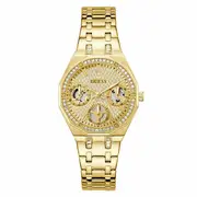 Guess Quinn Ladies Watch in Gold