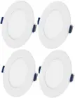 LED DOWN LIGHT 9W tri-ac dimmable single Round LED Flat Panel Lighting- 4 Pcs