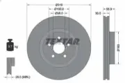 Brake disc TEXTAR 92236503 for SUBARU OUTBACK (BL, BP) 3.0 2003-2009