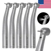 5*USA Dental Fiber Optic LED Turbine Handpiece fit KAVO Quick 4/6HOLE Coupler DL